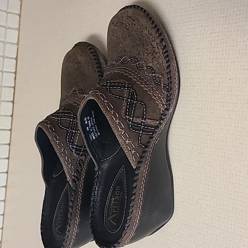 Slip on Clogs from the Clark's "Artisan Collection."